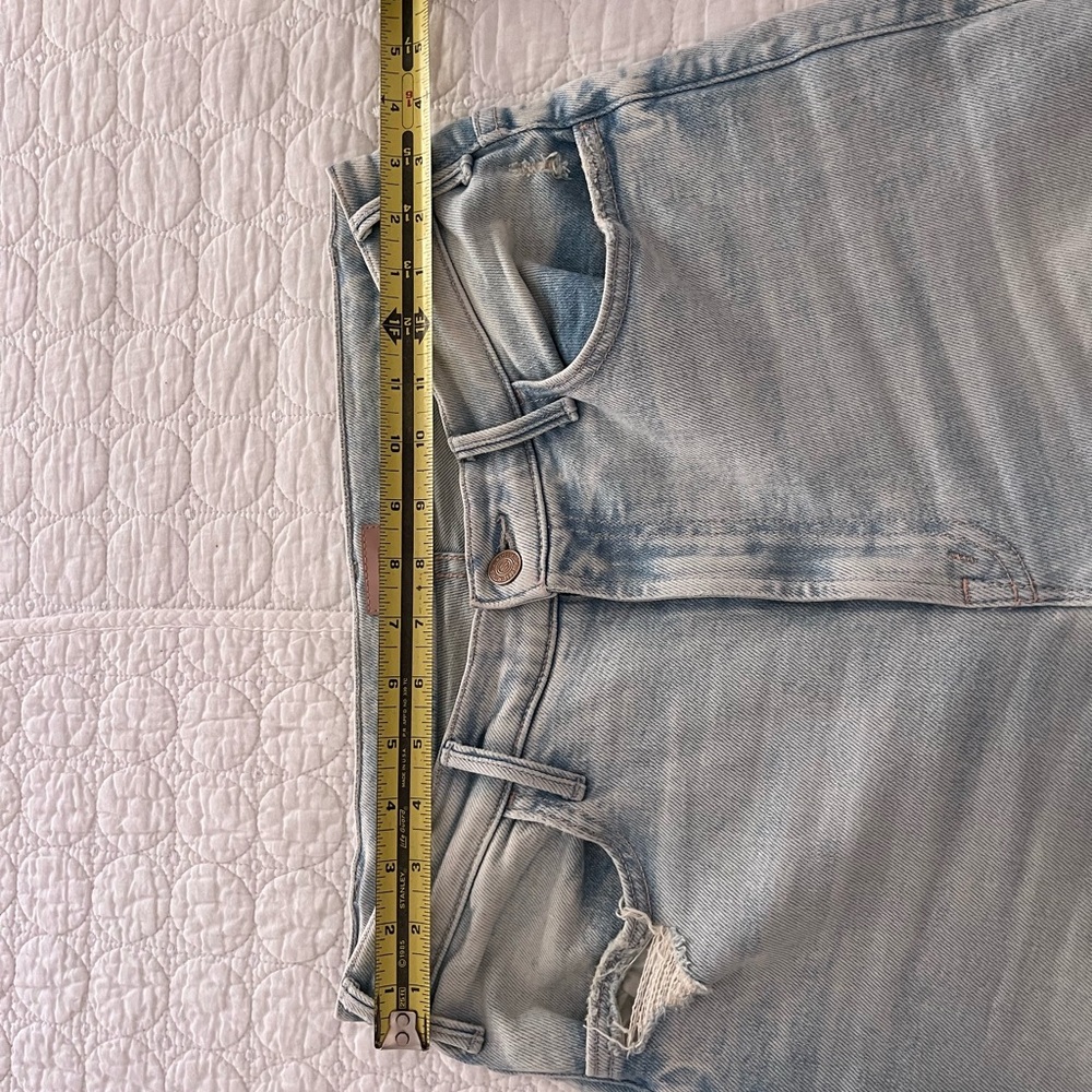 MOTHER High Rise Light Blue Jeans